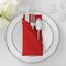 Lann's Linens Set of 12 Cloth Dinner Napkins, 17-inch Polyester Napkins, Washable and Reusable Fabric for Weddings, Hotels, Restaurants